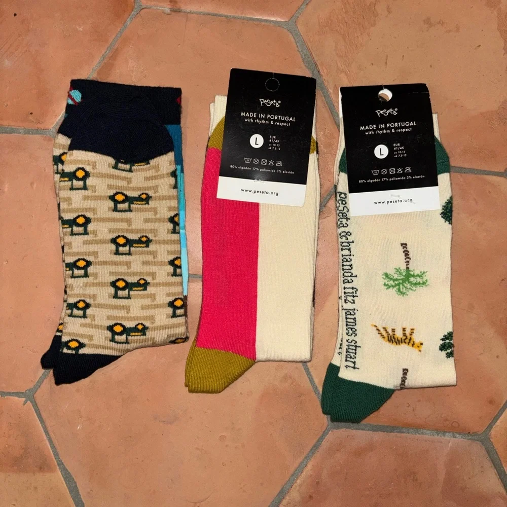Peseta | Bundle of artist collab socks | sz L